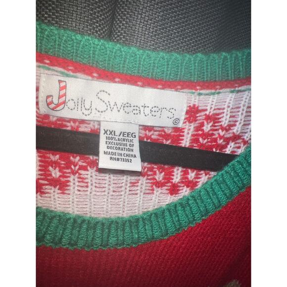 Ugly Christmas Sweater Xmas Size XXL Cow - Picture 2 of 3